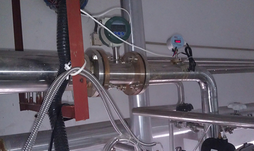 空調(diào)循環(huán)水流量計(jì)現(xiàn)場(chǎng)安裝使用圖